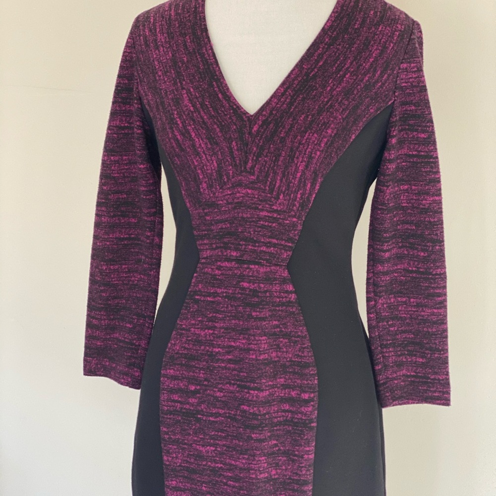 Black & Dark Pink Dress